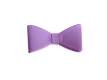 Load image into Gallery viewer, Italian purple leather bow