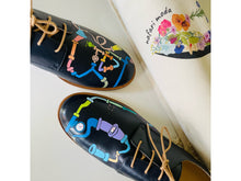 Load image into Gallery viewer, handpainted Italian comfortable chukka boots/oxford shoes with custom design
