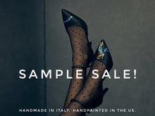 Load image into Gallery viewer, Sample Sale Heels - made in Italy, hand-painted in the US