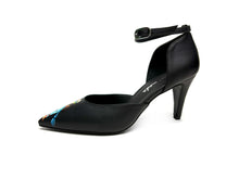 Load image into Gallery viewer, Luxurious high heels with an artistic vintage dance painting ٫ a blend of tradition and elegance