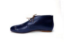 Load image into Gallery viewer, Elegant Italian leather shoes adorned with a regal portrait of Naser al-Din Shah, blending history and fashion