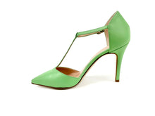 Load image into Gallery viewer, handpainted Italian comfortable pumps heels with classic design