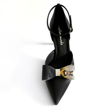 Load image into Gallery viewer, Solmaz Bow, shoe accessory - made in Italy, hand-painted in the US