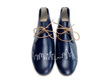 Load image into Gallery viewer, Chicago Women, chukka oxford flats - made in Italy, hand-painted in the US