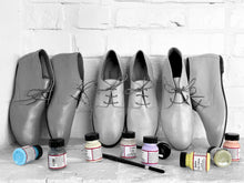 Load image into Gallery viewer, handpainted Italian comfortable chukka boots/oxford shoes with custom design
