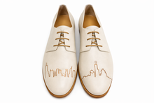 Load image into Gallery viewer, Chicago Women, chukka oxford flats - made in Italy, hand-painted in the US
