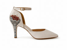 Load image into Gallery viewer, Vignola Pumps Wide, Charcoal - made in Italy, hand-painted in the US
