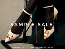 Load image into Gallery viewer, Sample Sale Heels - made in Italy, hand-painted in the US

