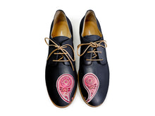 Load image into Gallery viewer, Elegant shoes featuring a love themed artistic painting
