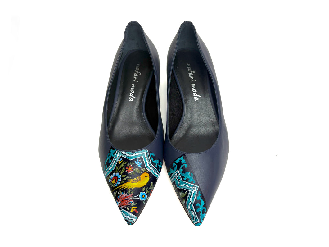 Canto Dorato Low Block Pumps